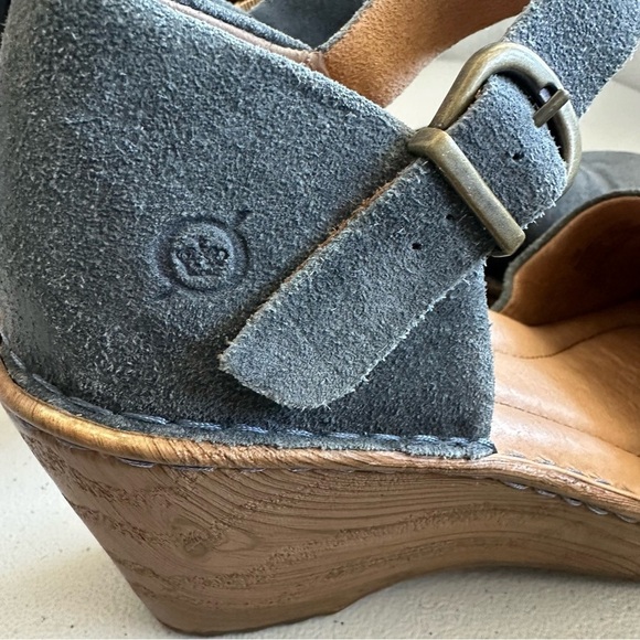 Born Women's Nellie Comfort Mary Jane Wedges - Picture 5 of 8